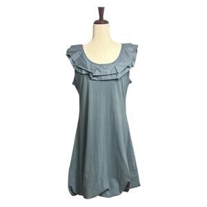 Mais il est où le soleil? Blue Sleeveless Dress Size Medium O0294